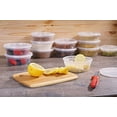 thumbnail image 4 of [8oz-40 Sets Plastic Containers with Airtight Lids, Food Storage Containers, Deli, Slime, Soup, Meal Prep Containers | BPA Free | Stackable | Leakproof | Microwave/Dishwasher/Freezer Safe, 4 of 7