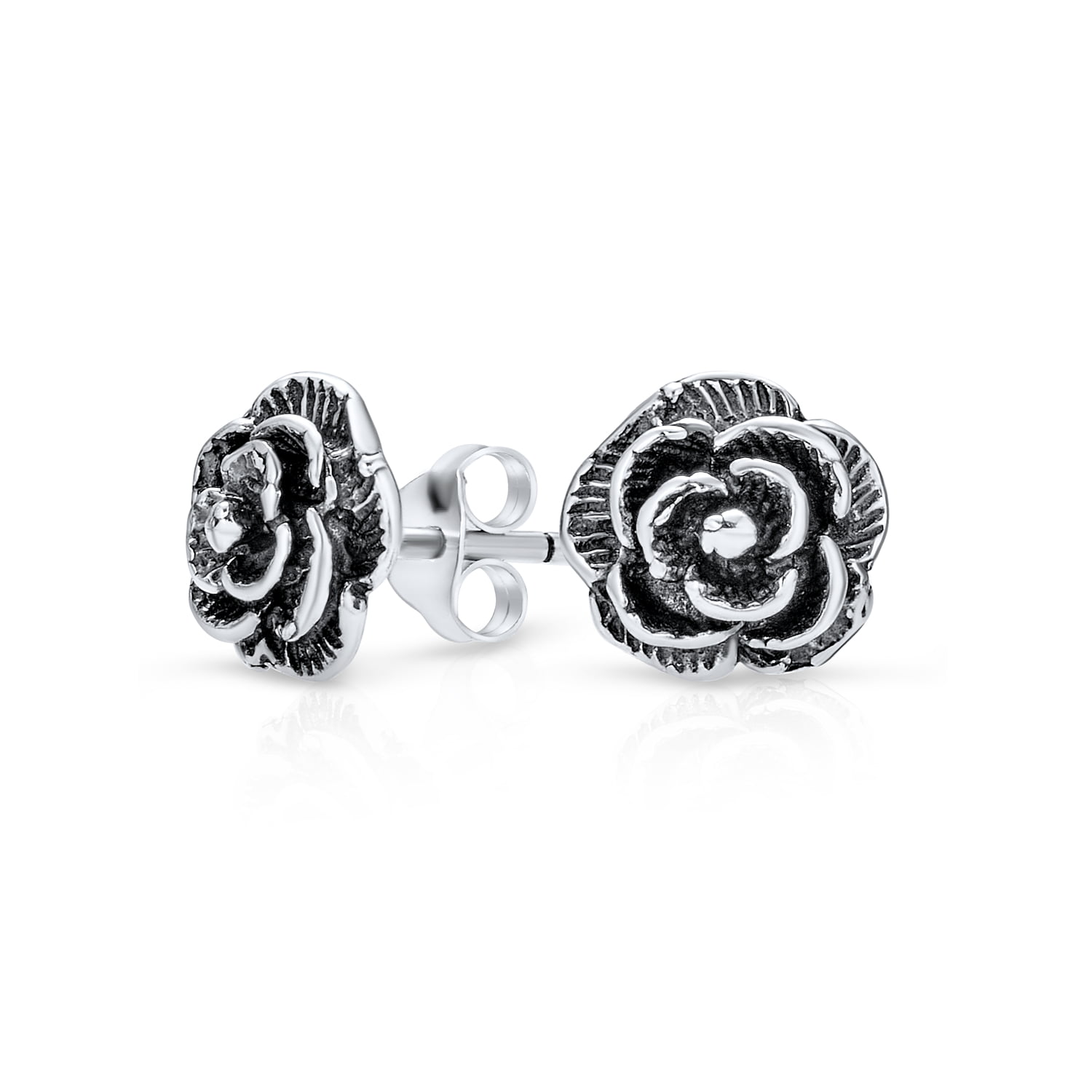 Details about   Sterling Silver Double Circle Earrings 