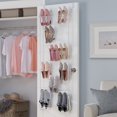thumbnail image 2 of Mainstays 6-Tier over the Door Shoe Rack, White, 18 Pairs of Shoes, 2 of 5
