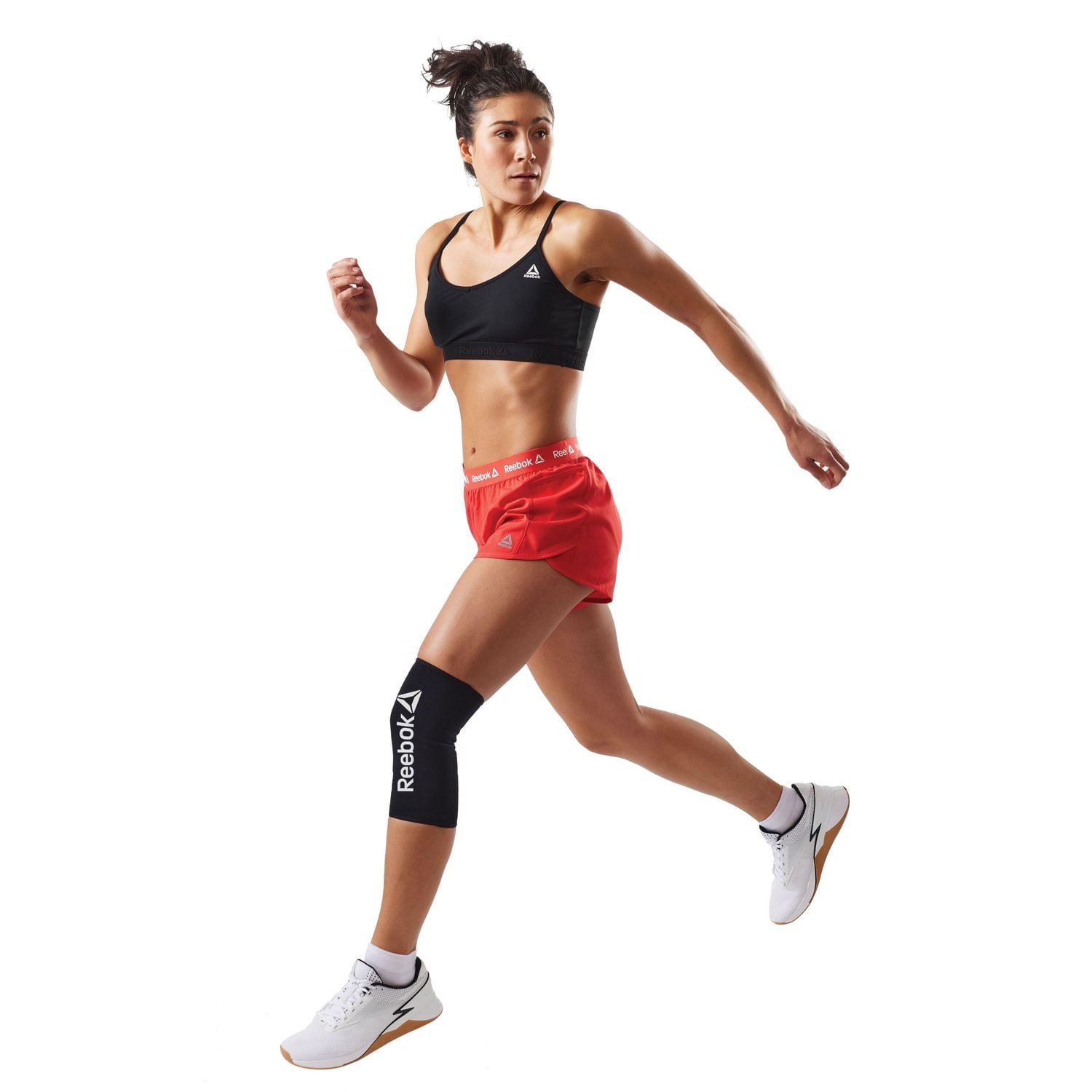 Reebok Delta ACTIVCHILL Compression Knee Sleeve, Black, S/M, Set of 2, ACTIVCHILL Tech keeps you cool and dry