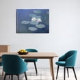 thumbnail image 5 of Claude Monet Canvas Wall Art - Water Lilies, Evening Effect Classic Artwork Picture Print with Framed Famous Oil Painting Hang for Home Office Bedroom Living Room Wall Decor-16" X12", 5 of 7