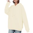 thumbnail image 3 of CAIXIA Womens Hoodies Graphic Pullover Lined Y2k Cute Tops for Women Trendy Work Printed Sweatshirt Hooded Tops with Pocket Loose Casual Fall Winter 2026, 3 of 5