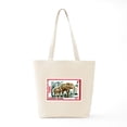 thumbnail image 6 of CafePress - Vintage 1971 Congo Elephants Postage Stamp Tote Ba - Unisex Canvas Tote Bag, Beige, 1-Piece, 6 of 7