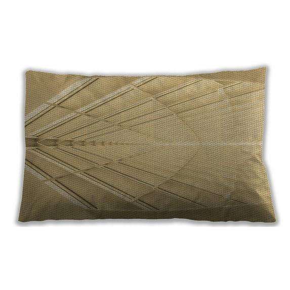 Ahgly Company Indoor Rectangular Contemporary Lumbar Throw Pillow, 13 inch by 19 inch