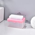 thumbnail image 3 of Wosthever Caja de espuma para baño, antideslizante, caja de drenaje para limpieza de ropa, contenedor de plástico multifuncional para encimera Suministros de limpieza para el hogar Verde Wosthever HA063621-02, 3 of 6