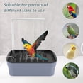 thumbnail image 5 of Parrot Automatic Circulation Bath Tub, External Small Bird Washing Basin, Pet Cage Hygiene Accessory, Feather Cleaning Water Fountain, Avian Shower Basin, 5 of 6