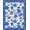 Blue, Pattern 5, variant on Flatwoven High Traffic Area Rug, Elegant Blue Porcelain Floral Motif, Non Slip, Stain Resistant, Washable Area Rugs for Living Room, Bedroom(Blue, 4X6)