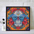 thumbnail image 4 of 5D DIY Calavera Diamante Dibujo Parcial Forma especial Taladro Mosaico Imagen Artesanía Hugtrwg Para estrenar, 4 of 9