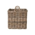 thumbnail image 6 of Kouboo Square Rattan Basket, Decorative Storage Basket and Planter, Living Room, Blankets, Laundry Basket, Linens, 6 of 12