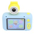 thumbnail image 4 of Cámara para niños azul de alta definición para niños pequeños, cámara SLR pequeña giratoria Digital, cámara de vídeo para selfies, regalo para niñas y niños, 4 of 12