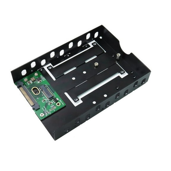 U.2 Male to M.2 NVMe SSD Adapter with 3.5 Inch Housing Caddy