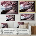 thumbnail image 4 of Designart "Cherry Blossom Pink Path Japon Art" Japan Art Floater Framed Canvas Print, 4 of 7