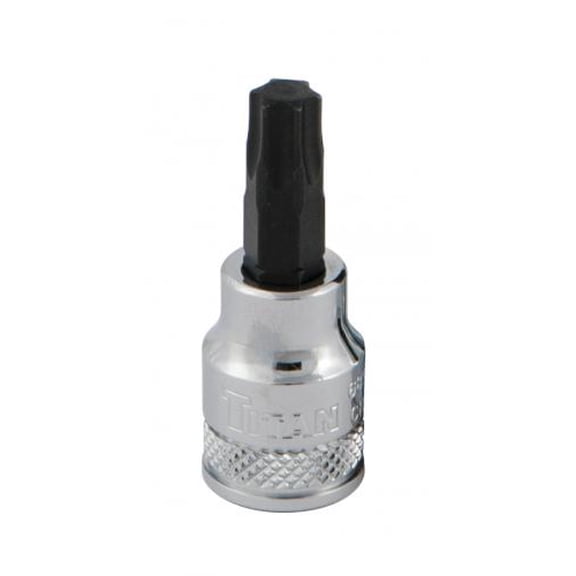 Titan 68955 T55 Torx Bit Socket, 3/8" Drive, Chrome Vanadium Steel Steel