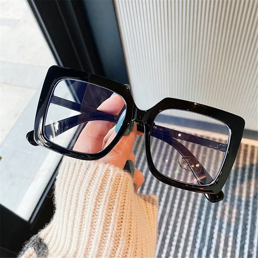 Big Square Anti Blue Light Glasses Women's Glasses New Trend