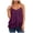 Purple, variant on Tank Tops for Women Summer V Neck Cami Tops 2026 Sleeveless Ruffle Hem Shirt Chiffon Flowy Camisole Blouses (Pink, XXL)