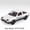White, variant on 1:30 Scale Initial D AE86 Toy Car Model Alloy Body Rubber Tire Shock Absorption Pull Back Simulation Vehicles Boys Birthday Gift