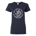 thumbnail image 1 of Wild Bobby Faith Hope & Love Three Things That Last Forever Inspirational/Christian Women Graphic Tee, Navy, 3X-Large, 1 of 6