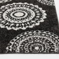 thumbnail image 6 of Mainstays 9'X12' Charcoal Gray Medallion Shag Indoor Area Rug, 6 of 7