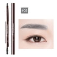 thumbnail image 1 of Single 7 Color Double Headed Triangle Eyebrow Pencil One Word Eyebrow Beginner Natural Easy To Color With Eyebrow Brush, Eyebrow White, 1 of 8