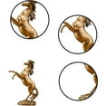 thumbnail image 4 of Horse Statue,Horse Sculpture,Horses Resin Figurine,Animal Collectible Statue for Night Stand & Desk Decor & Home Decor(H), 4 of 5
