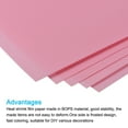 thumbnail image 4 of Uxcell Shrink Plastic Sheet, 29cm x 20cm x 0.3mm Sanded Shrink Films Paper for Craft Pink 5 Pack, 4 of 5