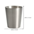 thumbnail image 5 of KAKOWELY Vaso de chupito de acero inoxidable de 180 ml, recipiente para beber, vaso pequeño antioxidante para licor, 5 of 5