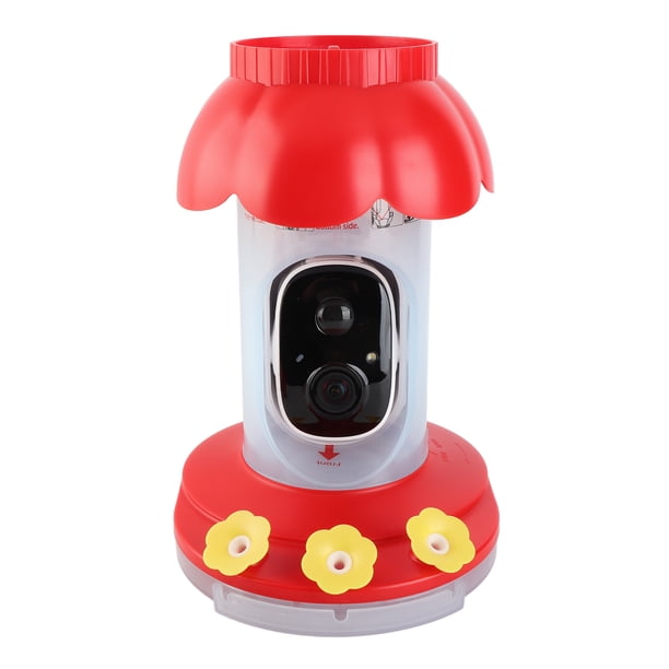 Comedero Inteligente Para Pájaros, Visión Nocturna IP65, Impermeable, AI, Captura Automática, Alimentador De Pájaros RGB, Indicador De 3 Colores Para Patio