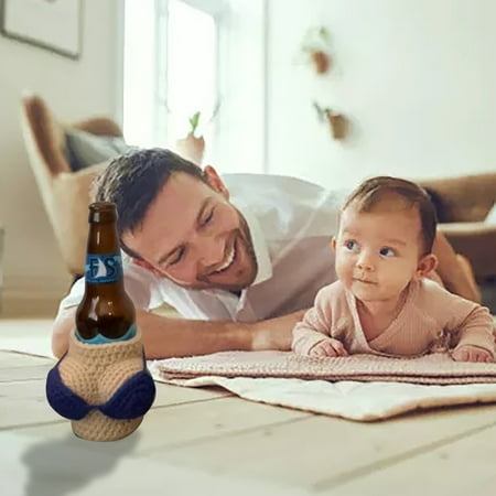 

AQITTI Household Goods Crochet Is Suitable for Beer Bottles Sodas Sexy Bikini Tops Home Decoration Household Tool