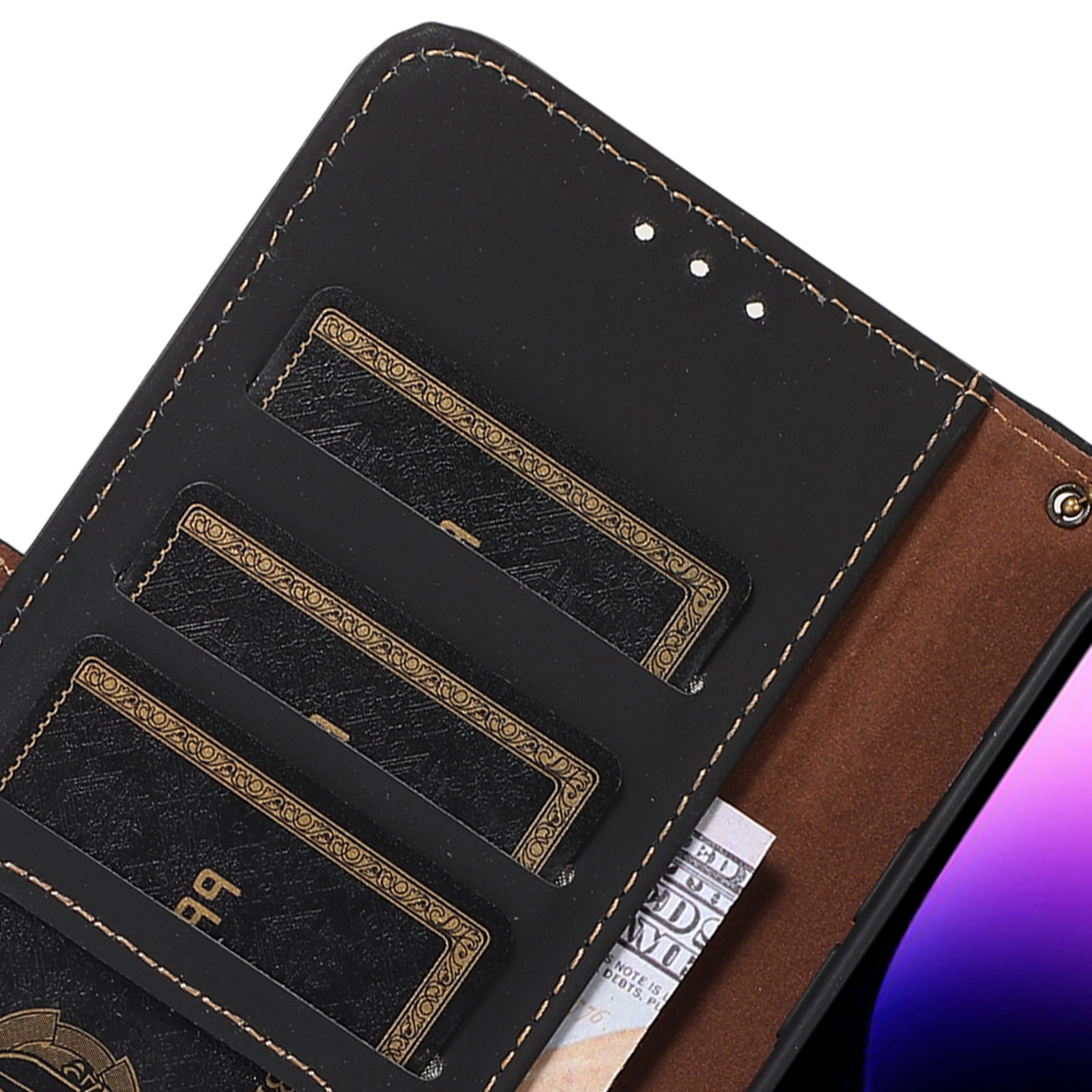 Nalacover for iPhone 13 Pro Max Synthetic Leather and Soft TPU