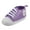 Purple, variant on Baby Girls Boys Canvas Sneakers Soft Sole High-Top Ankle Infant First Walkers Crib Shoes
