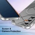 thumbnail image 4 of Dteck for Samsung Galaxy S25+ Case, for Galaxy S25 Plus Magnetic Case Compatible with MagSafe Wireless Charging, Rugged Shockproof Protective Cover for Women Men 2025,Gray, 4 of 7