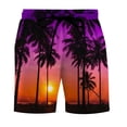 thumbnail image 3 of toraway Men's Flower Beach Shorts Casual Lightweight Drawstring Shorts XXL, 3 of 3