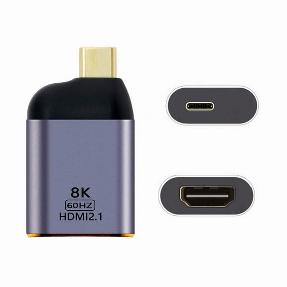 FVH USB4 USB-C Type-C Source to Female HDMI 2.1 Display 8K 60HZ UHD 4K HDMI Male Monitor Adapter