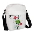 thumbnail image 2 of Star Wars Bag, Crossbody, Star Wars, The Mandalorian Baby Yoda Holiday Joy Pose, White, Vegan Leather, 2 of 6
