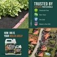 PetraTools Black Mulch Dye, 14,400 Sq Ft Coverage 1 Gallon