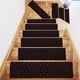 thumbnail image 5 of Non Slip Carpet Stair Tread Rug | Self Adhesive Indoor Outdoor Step Mat | Soft Polyester Fabric | Easy Care Washable | Soundproof Scratch Resistant | 22x4.5x70cm | Beige Coffee Gray Dark Gray, 5 of 6