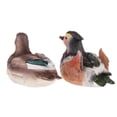 thumbnail image 1 of Estatuas de Mandarín de Resina Perfecl, Par de Mandarín Artificial para Decoración de Jardín 15x8x8cm, 1 of 8