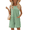 Ice Green, variant on Womens Romper Summer Sleeveless Jumpsuit Casual Short Overalls with Pocket
