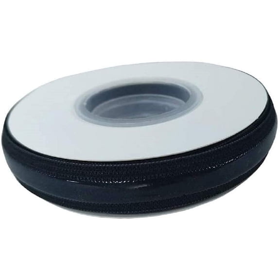 3/8" Wide Black & White Plush Non-Slip Silicone Grip Elastic 5/10 Yards