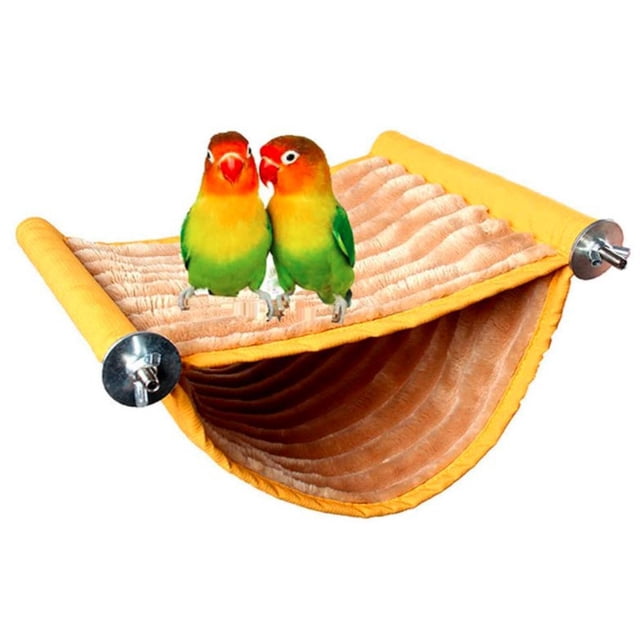 Nido de pájaro cálido para invierno, hamaca colgante, cabaña para acurrucarse, casa para loros, tienda de campaña, jaula para pájaros, perca para periquitos, periquitos, cacatúas, agapornis,
