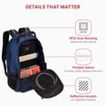thumbnail image 3 of Mochila para portátil SwissGear 1900 Scansmart TSA 17 pulgadas azul marino, 3 of 8