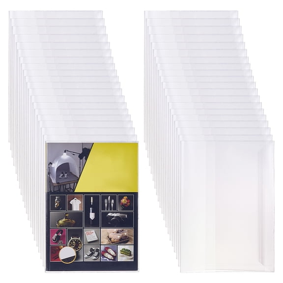 40 pcs Clear Book Covers Fit