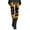 Yellow #807, variant on Bovemsi Yoga Pants For Women Holidays Casual Comfort Halloween Printed Leggings Workout Sport Trousers High Waisted Leggings,L
