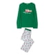 thumbnail image 3 of Pijamas familiares a juego de Navidad para adultos y niños, con estampado de manga larga, cuello redondo y pantalones casuales elásticos, ropa de dormir, 3 of 5