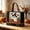 B, variant on Women Halloween 3D Pattern Quilted Tote Handbag, 4x14x15 Inch Roomy Durable Shoulder Bag for Shopping, Outdoor, Cruise, Travel, Vacation, Fitness, Daily Use & Halloween Trick-or-Treat (A)