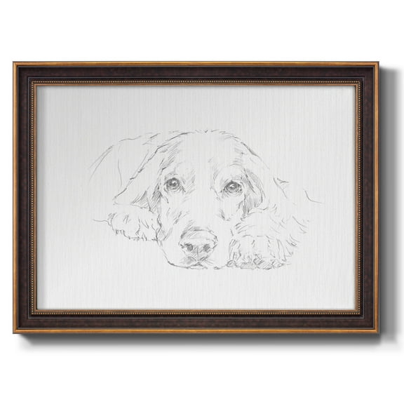 Lazy Dog II Premium Framed Canvas- Ready to Hang