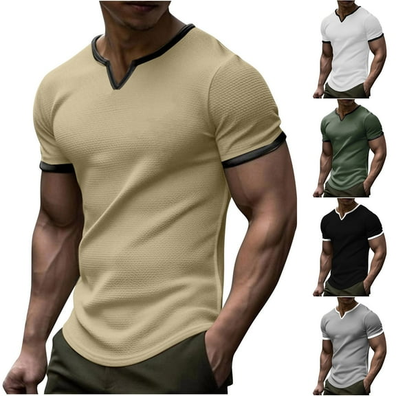ZZwxWA Summer Tops for Men 2025 Holiday Savings Holiday Beach Tee V Neck Oversize Quick-Dry Short Sleeve Shirts Breathable Male Tshirts Casual Loose Fit Blouse Cozy Style Elastic Printed T-shirt