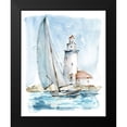 thumbnail image 2 of Harper, Ethan 20x24 Black Modern Framed Museum Art Print Titled - Sailing into the Harbor I, 2 of 5