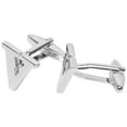 thumbnail image 3 of BodyJ4You 2PC Cufflinks Personalized Initials Letter V Men's Button Shirt Business Gift, 3 of 6