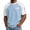 01# Light Blue, variant on IhhxPro Men's Short Sleeve Button down Shirt Relaxed Fit Raglan T-Shirt Men with Pockets Waffle Knit Casual Top M-3XL